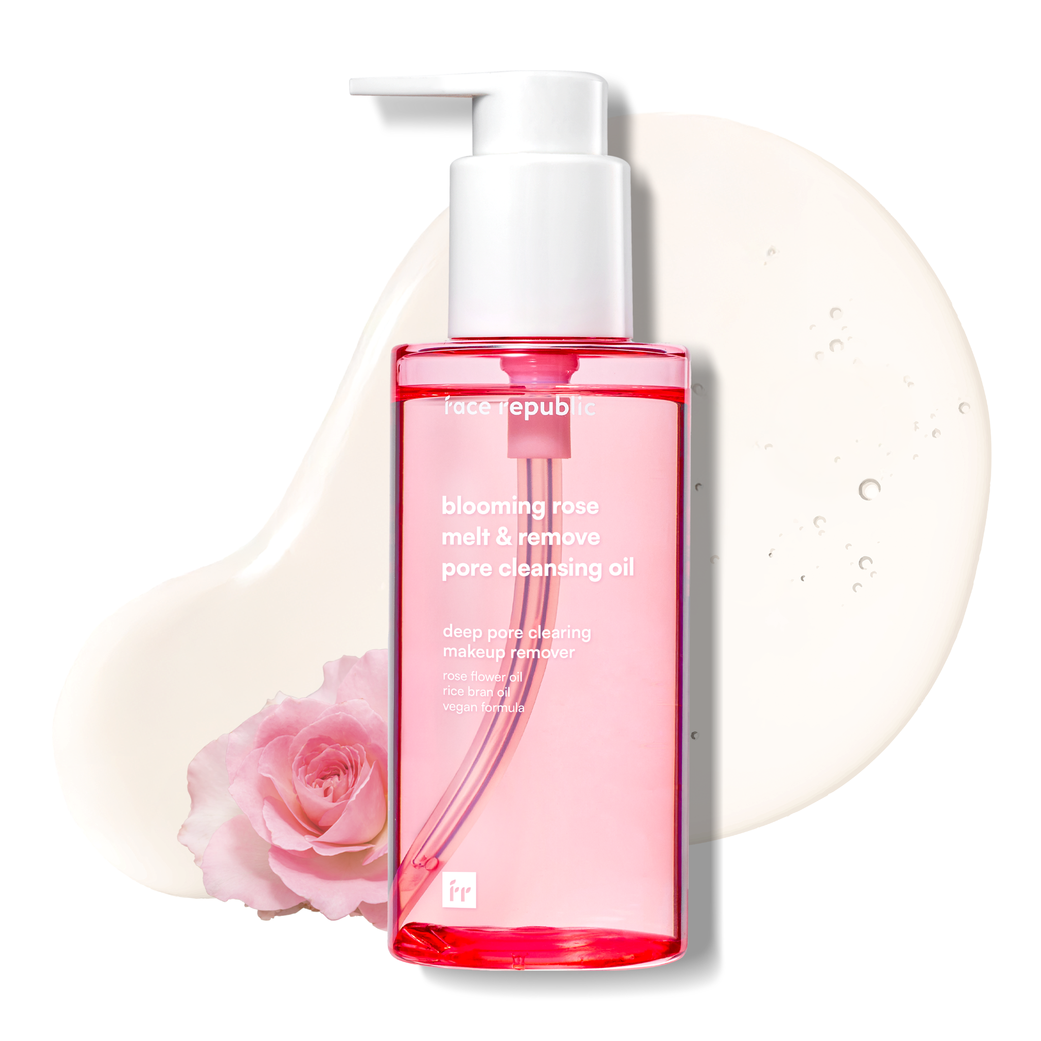 Face Republic Blooming Rose Melt & Remove Pore Cleansing Oil texture