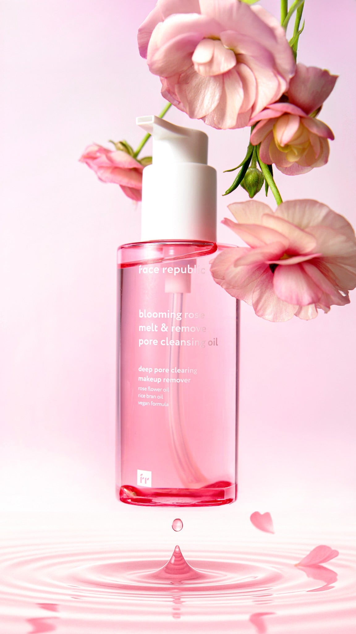 Face Republic Blooming Rose Melt & Remove Pore Cleansing Oil lifestyle