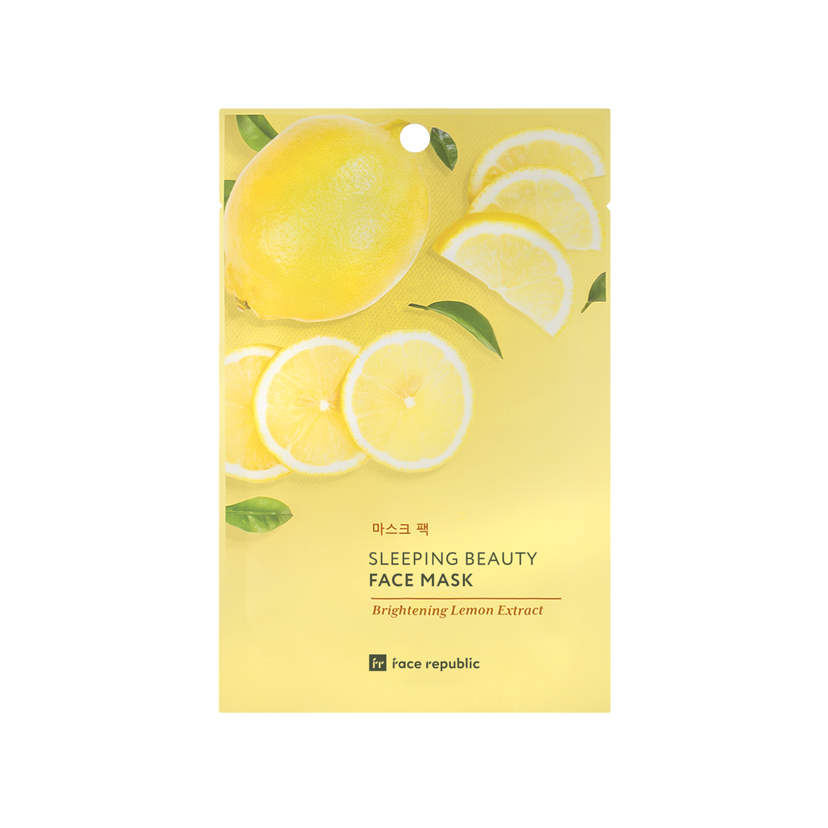 Face Republic Sleeping Beauty Face Mask Brightening Lemon Extract 23 g