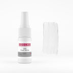 Goochie 205 Pearl White PMU pigment 15 ml with colour swatch