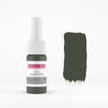Goochie 213 Green Coffee PMU pigment 15 ml with colour swatch