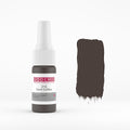 Goochie 215 Dark Coffee PMU pigment 15 ml with colour swatch