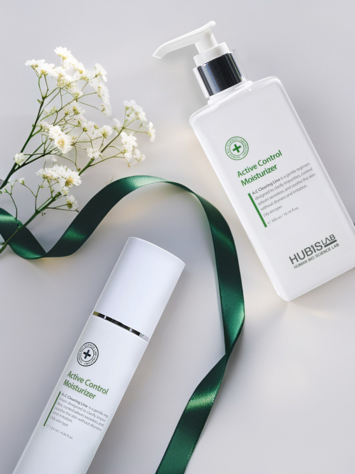 HUBISLAB A.C Clearing Active Control Moisturizer 120 ml and 300 ml