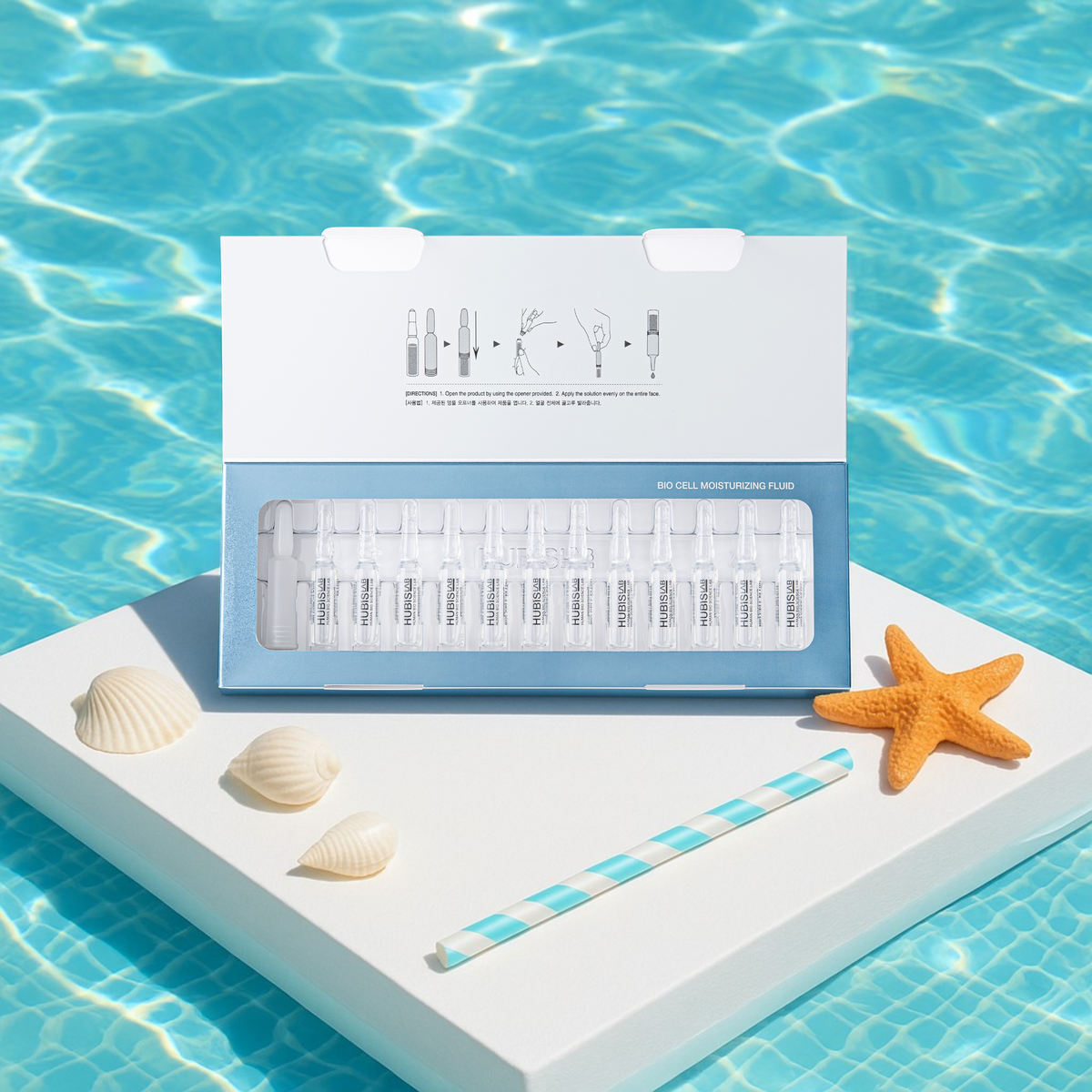HUBISLAB Bio Cell Moisturizing Fluid box with 12 ampoules