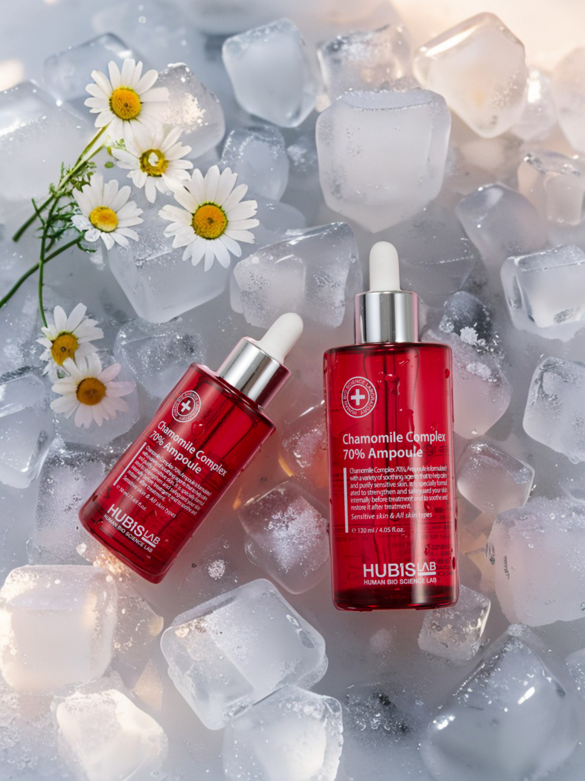 HUBISLAB Chamomile Complex 70% Ampoule with chamomile and ice