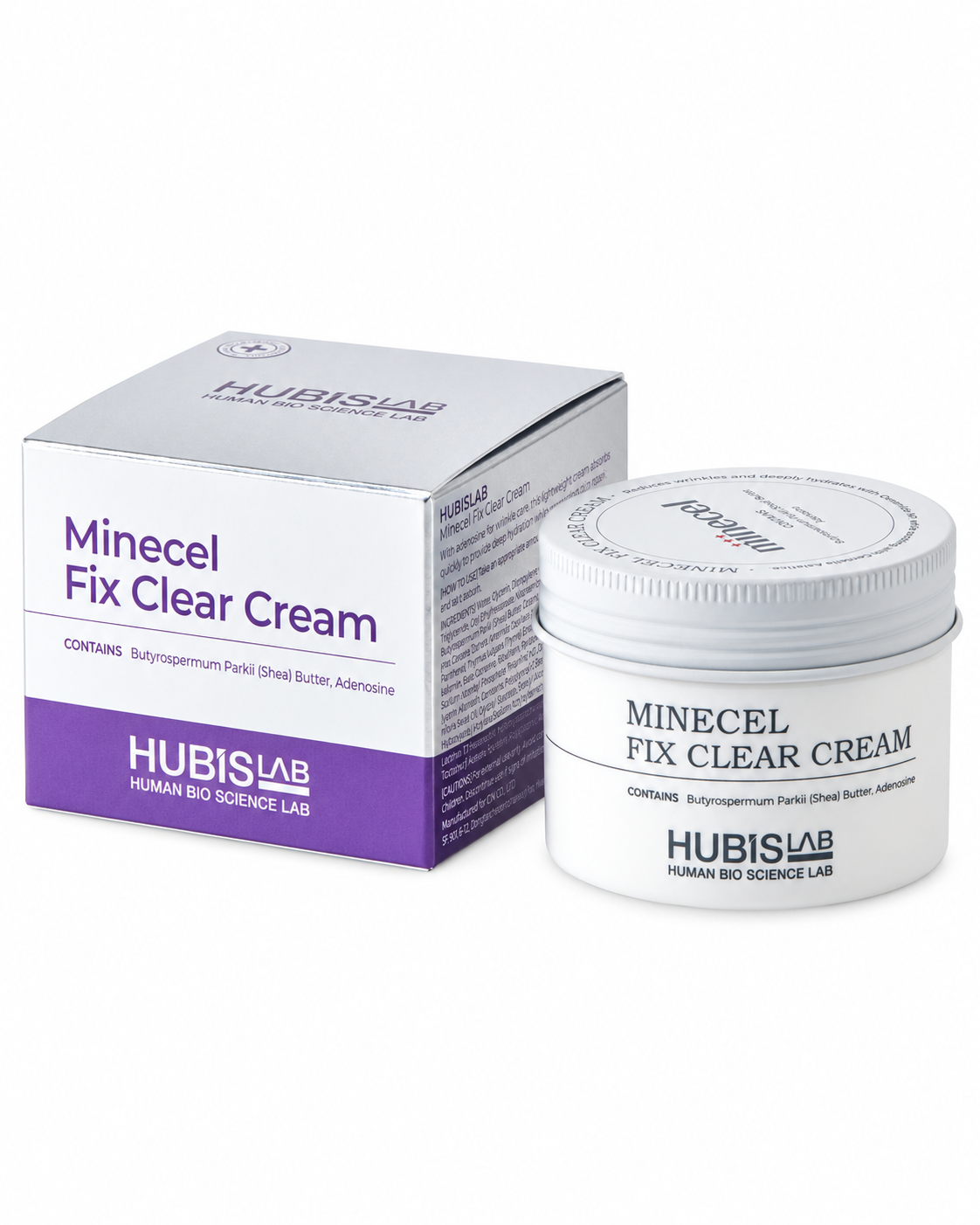 Hubislab Minecel Fix Clear Cream 50 g and box