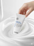 HUBISLAB Moisture Max Cleansing Foam 150 ml application lifestyle