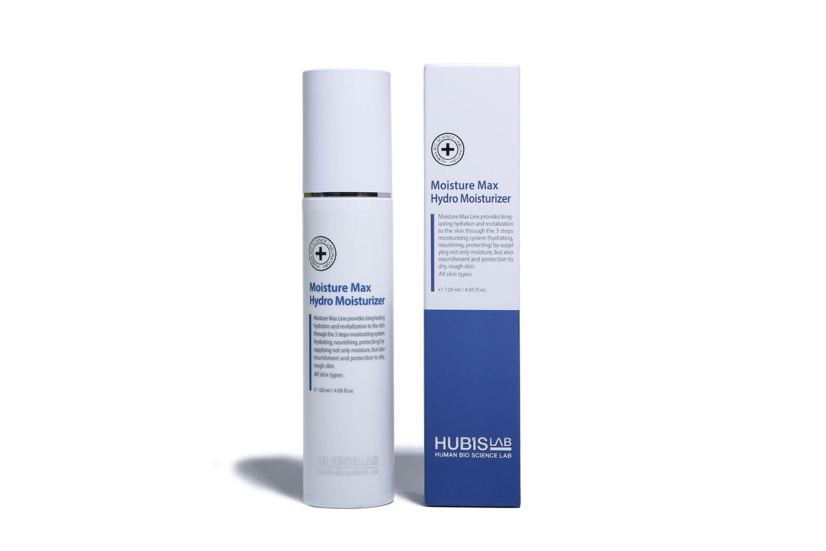 HUBISLAB Moisture Max Hydro Moisturizer 120 ml bottle and box
