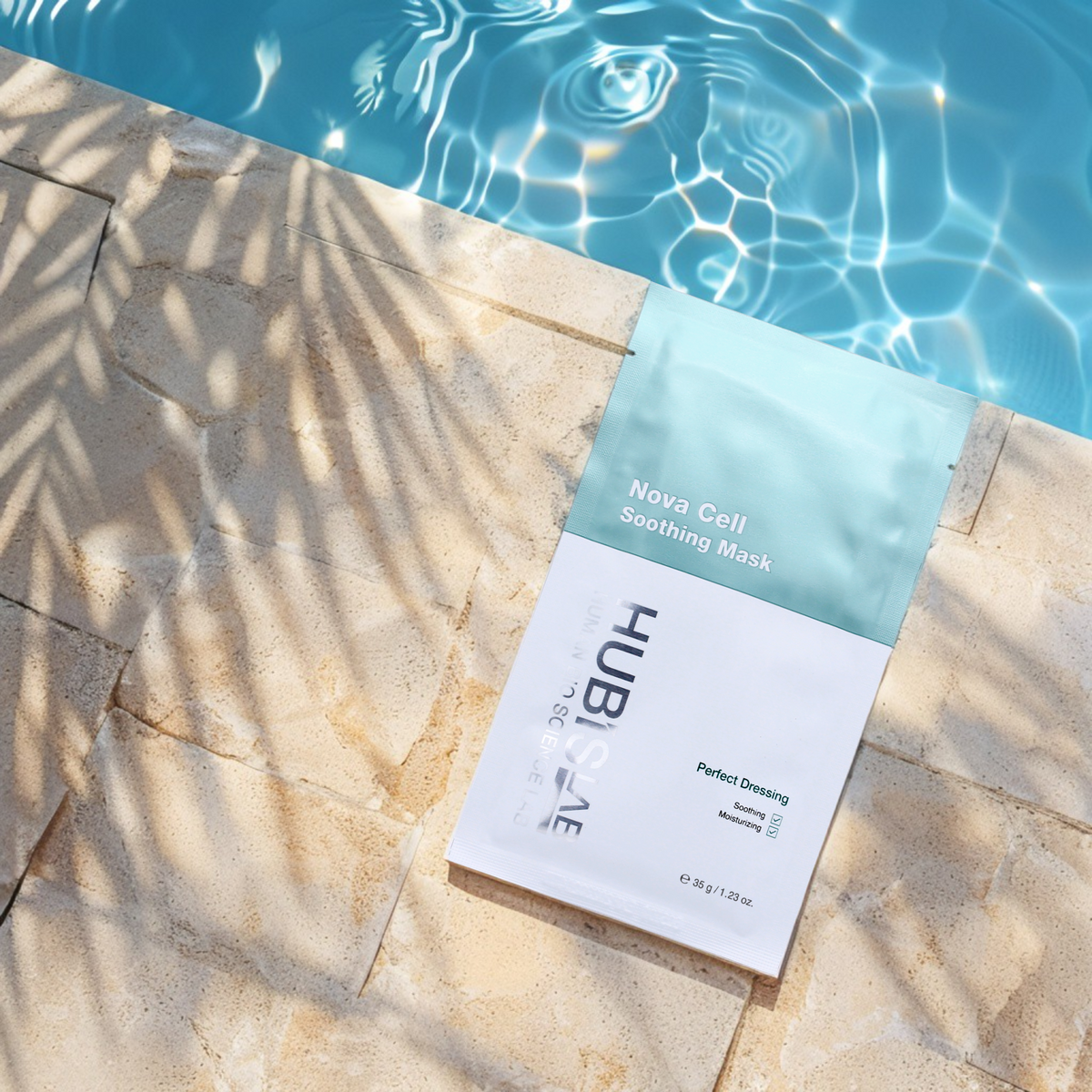Hubislab Nova Cell Soothing Mask sheet by pool