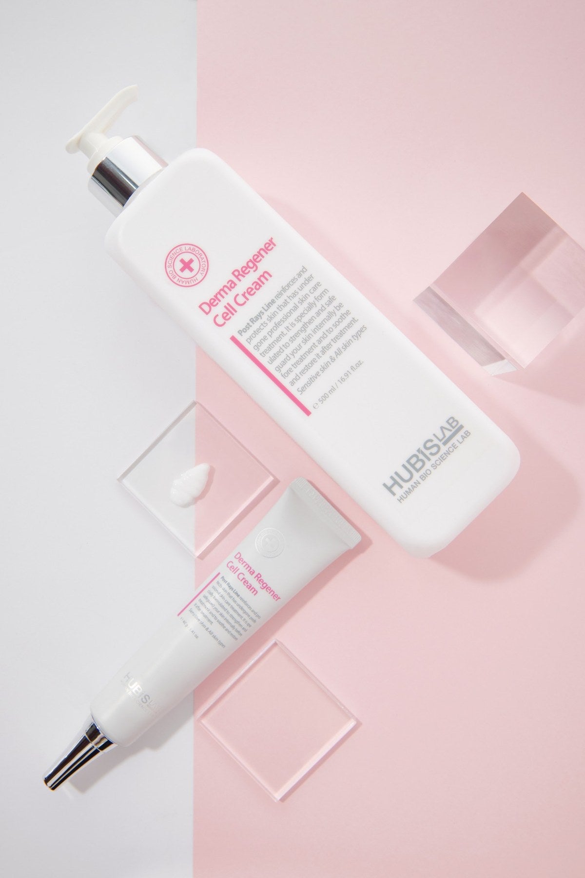 HUBISLAB Post Rays Derma Regener Cell Cream 40 g and 500 ml