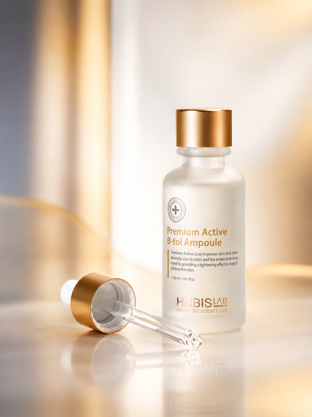 HUBISLAB Premium Active B-tol Ampoule 30 ml product close-up