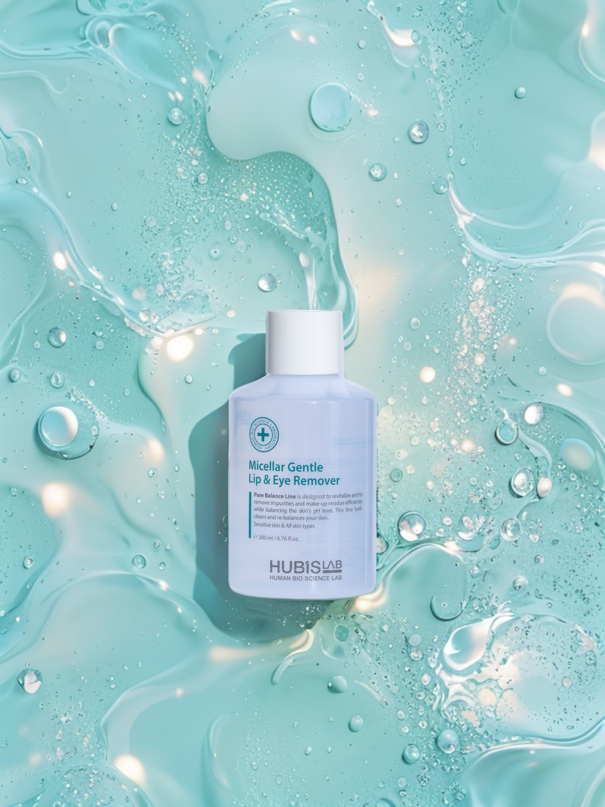 HUBISLAB Pure Balance Micellar Gentle Lip & Eye Remover 200 ml aqua lifestyle