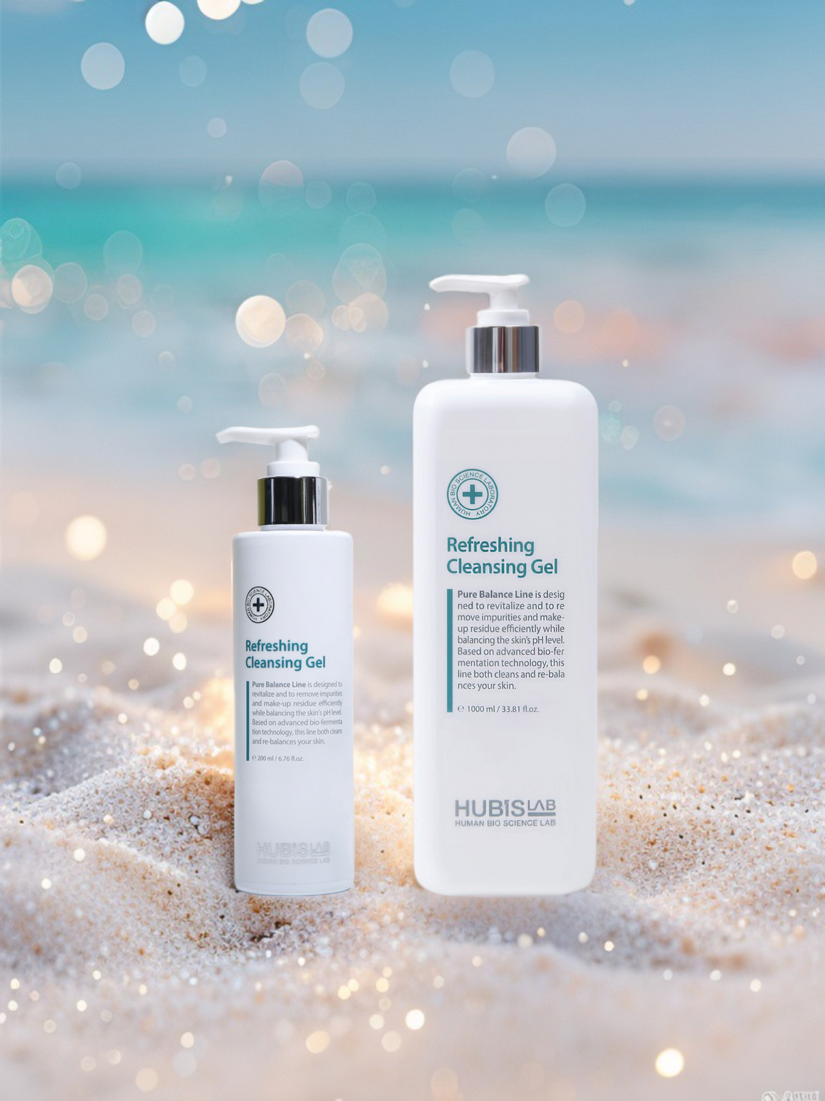 HUBISLAB Pure Balance Refreshing Cleansing Gel 200 ml and 1000 ml