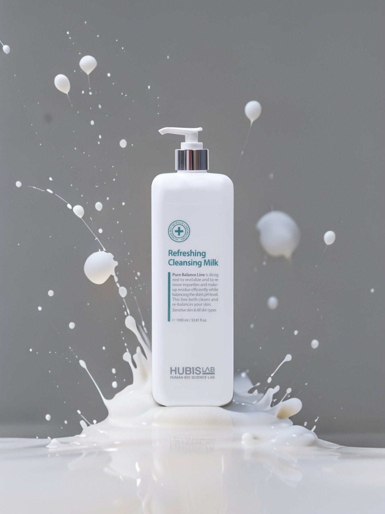 HUBISLAB Pure Balance Refreshing Cleansing Milk 1000 ml lifestyle