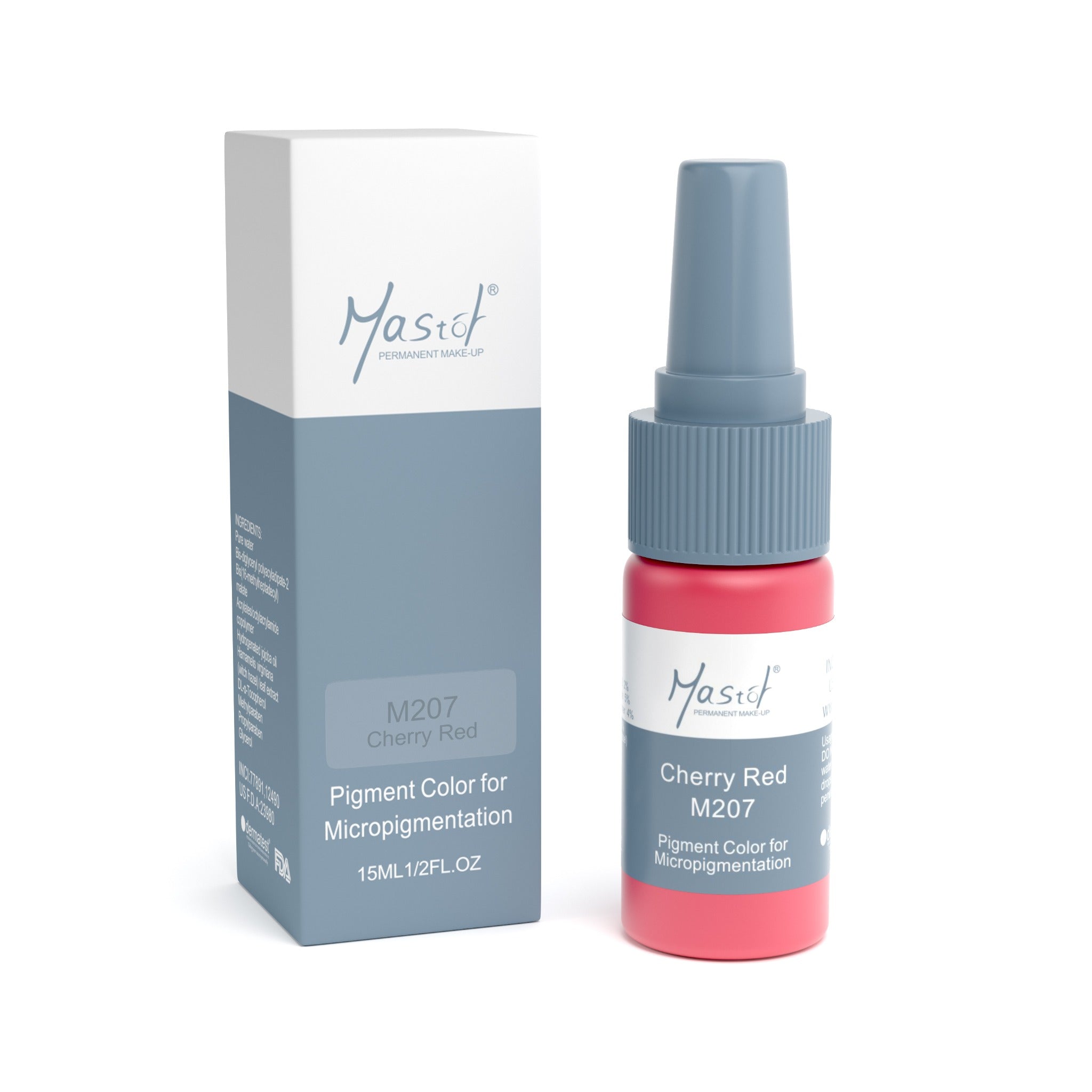 Mastor Cherry Red PMU pigment M207 image 3